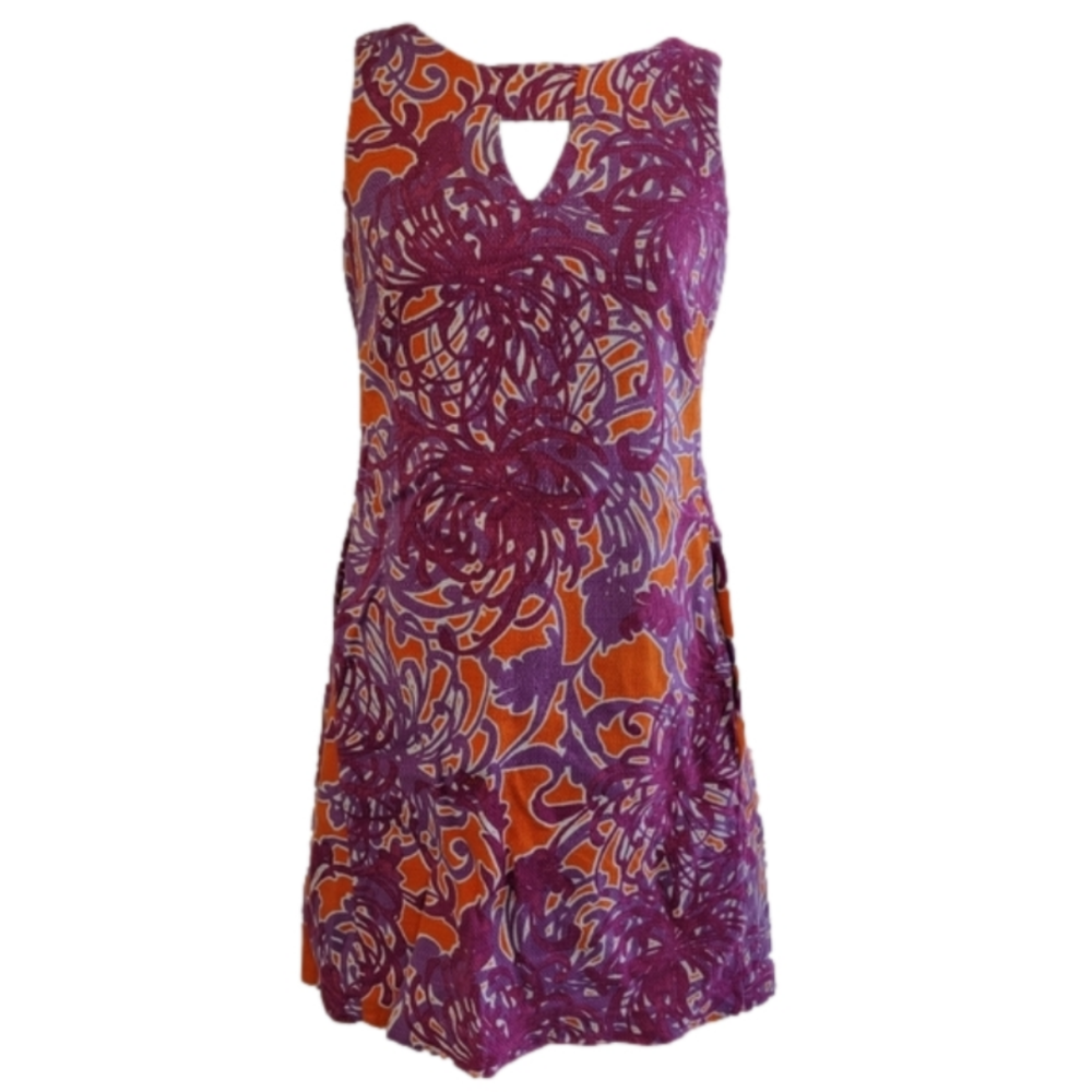Taylor Sleeveless Keyhole Neckline Bengaline Shift Dress Size 6